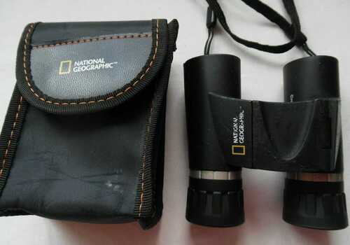 National Geographic waterproof compact folding 8x20 Binoculars and strap in case