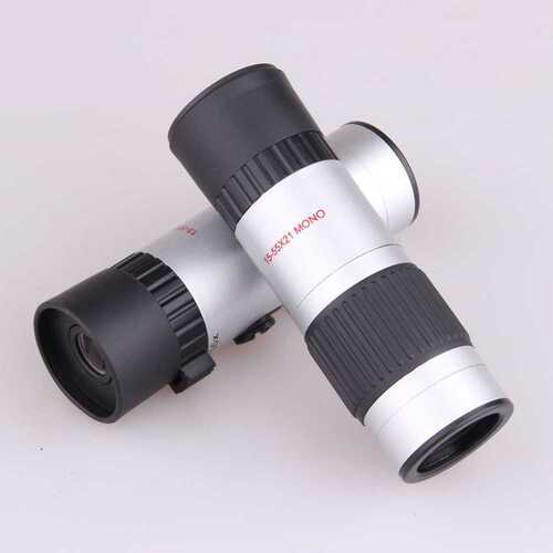 Potable 15-55x 21 Powers Zoomable Monocular Pocket Telescope for Hiking Camping