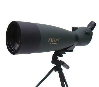 NIPON 25-125x92 Spotting Scope. Bird watching, nature and astronomy.DSLR adaptable