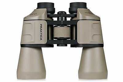 Praktica PRA202 Falcon12x50mm Field Binoculars Sand - Porro Prism Coated Opti...