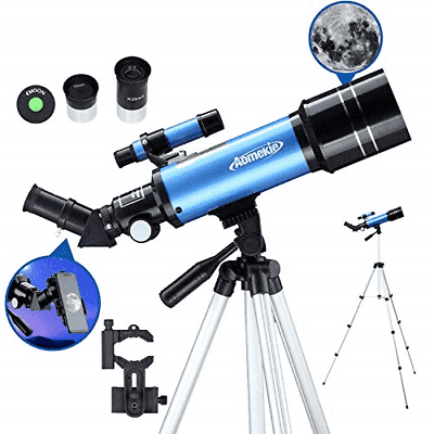 Aomekie Telescope for Kids 70mm Astronomical Telescope 150X Magnification with