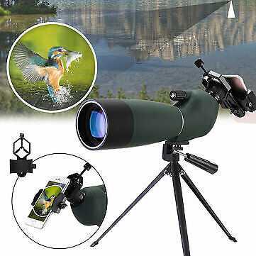 LUXUN 25-75X70  HD Waterproof BAK4 Optic Zoom Len Monocular Eyepiece Telescope