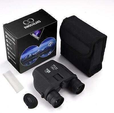 UPSKR 12X25 Compact Binoculars with Low Light Night Vision, Large Eyepiece High