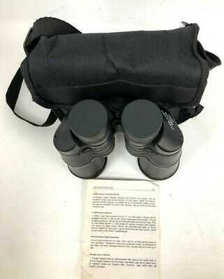 Set Of Black 10X50 99M/1000M Binoculars Angle Of View 5.7 Degrees + Case #643