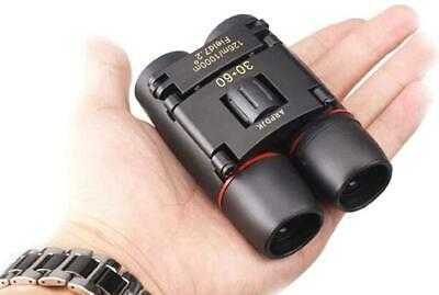 30x60 Compact Small Binoculars Powerful Folding Telescope With Clean Cloth and