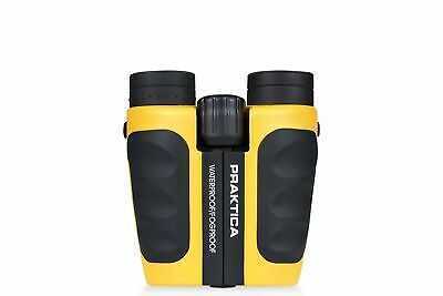 Praktica Flotilla 10x30 Compact Marine Waterproof Binoculars - Yellow