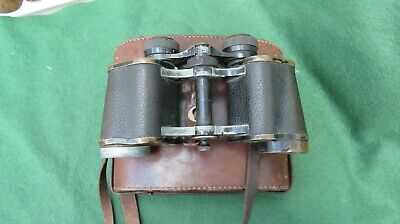 PAIR OF CARL ZEISS JENA SILVAREM X 6 BINOCULARS WITH CASE SPARES OR REPAIR