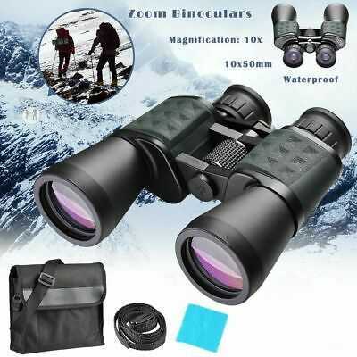 Wide Angle 10x Zoom Day Vision HD Binoculars Hunt Telescope Outdoor Portable UK