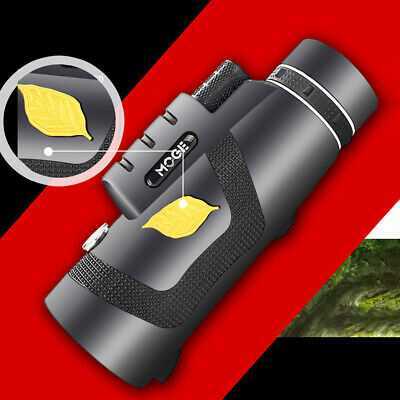 12x50 Monocular Telescope Scenery Durable Bird Watching Hiking Outdoor Camping