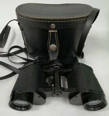 Vintage Prinz 8x30 Binoculars Coated Optics With Carry Case #387