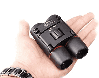 30x60 Compact Small Binoculars Powerful Folding Telescope With Clean Cloth and