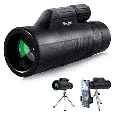 10 X 42 Compact HD Monocular Telescope for Adults Kids, BAK4 Prism FMC Lens, and