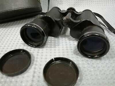 Boots Pacer Binoculars 10 X 50mm With Case Black Good Condition #444