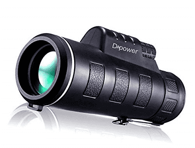 DFlamepower 10x42 HD Monocular with Full Optical Prism and Dual Focus Telescope,