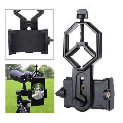 Universal Mobile Phone Adapter Holder Black Telescope Mount For Smartphones UK