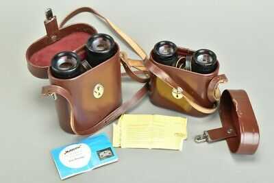 Ladies' and Men's Pair of Leather Cased Carl Zeiss Jena Mid C20th Binoculars. ZZYE