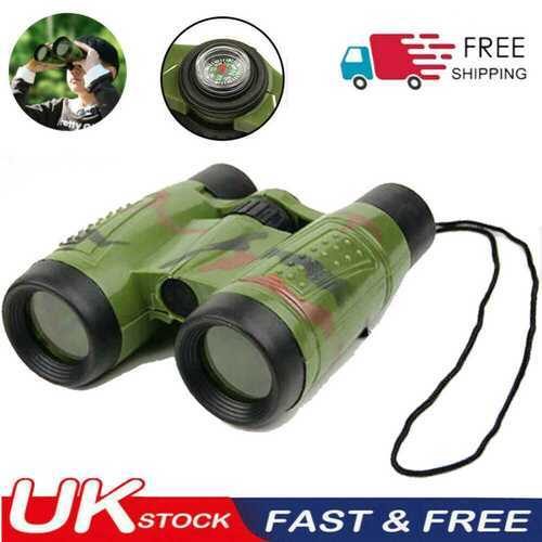 Binoculars Children Simulation CS Telescope Toy For Kids Outdoor Birding Game UK