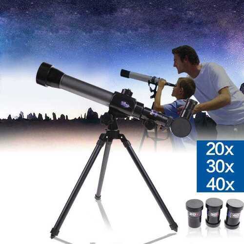 20X 30X 40X Refractor Astronomical Telescope for Children Combo with Tripod