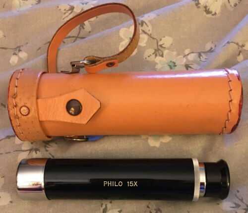 PHILO 15 Portable Pocket TELESCOPE with Hard Case