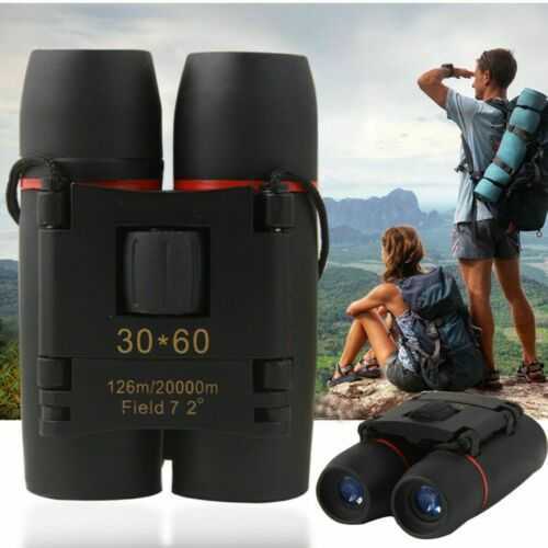 30x60 Compact Foldable Binocular Roof Prism Pocket With Carry Case Camping uk!