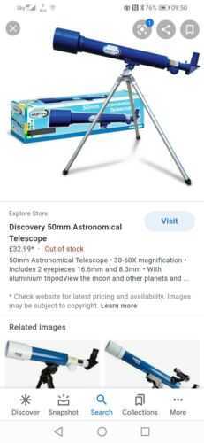 Explore 50mm Astronomical Telescope