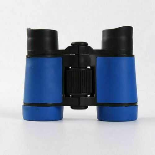 4x30 Children Blue Binoculars Pocket Rubber Telescope For Kids Outdoor Games