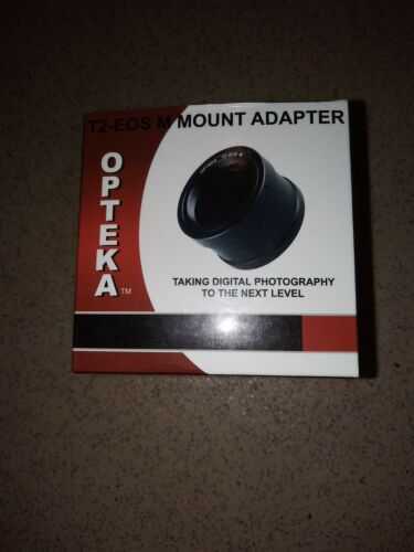 Opteka T2-EOS Mount Adapter DSLR Mirrorless Cameras Unused Designed In Japan