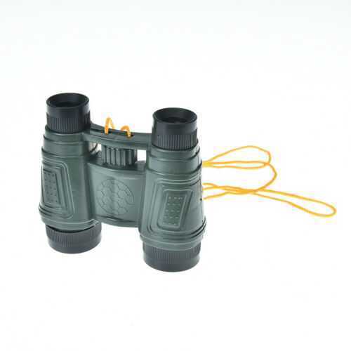 1X plastic kid children magnification toy binocular telescope + neck tie stra WF