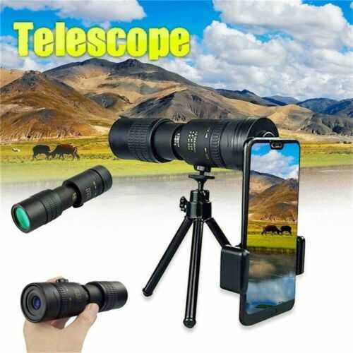 HOT 4K10-300X40mm Super Telephoto Zoom Monocular Telescope with BAK4 Prism Lens