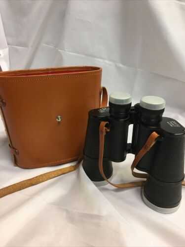 Binoculars vintage with leather case 20 x 50 Telstar made in Japan