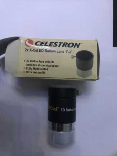 1.25inch Celestron X-Cel 2x ED Barlow Lens for Telescope Eyepieces Lens