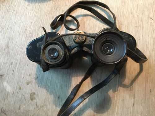 DISTRESSED COLMONT PARIS ARTILLERY BINOCULARS FROM THE WWI TRENCHES PROBABLY