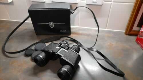 Ensign 8x4 Binoculars Wide Angle hard case