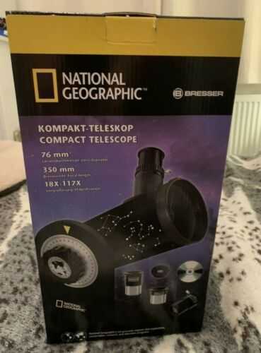 Bresser National Geographic Compact Tabletop Telescope 76/350