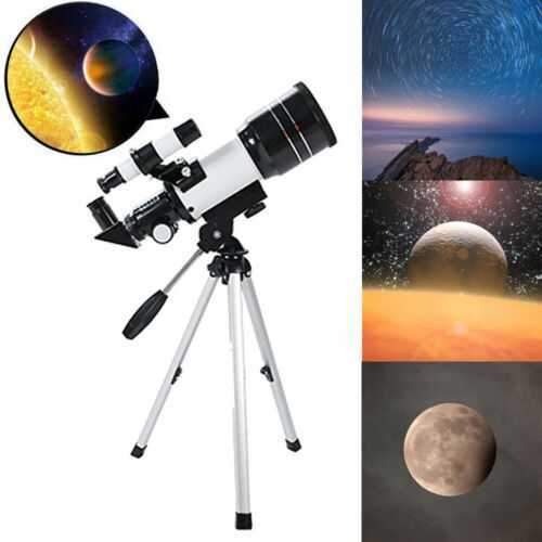 Pro Astronomical Telescope Refractor With Tripod Zoom HD Outdoor Monocular Moon