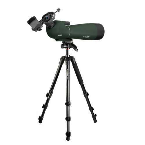 Spotting scope SV28 20-60x80mm BAK4 prism angled Telescope+Adapter+SV107 Tripod