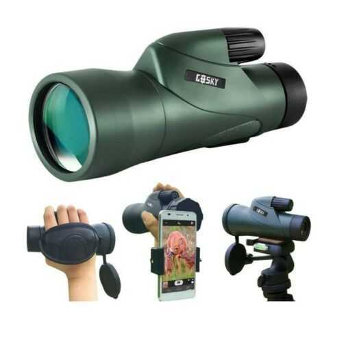 Gosky 12x55 High Definition Monocular Telescope and Quick Smartphone Holder -NEW