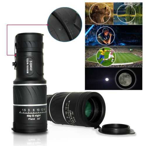 Fog- Proof Wildlife Secenery 30X52 Focus HD Optics Lens Zoom Monocular Telescope