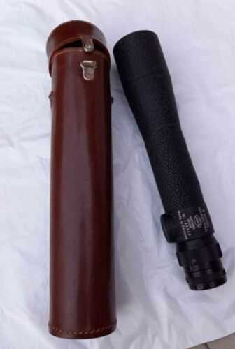 Vintage B.Nickel Marburg Supra 20-40X variable zoom 40m Scope with leather Case