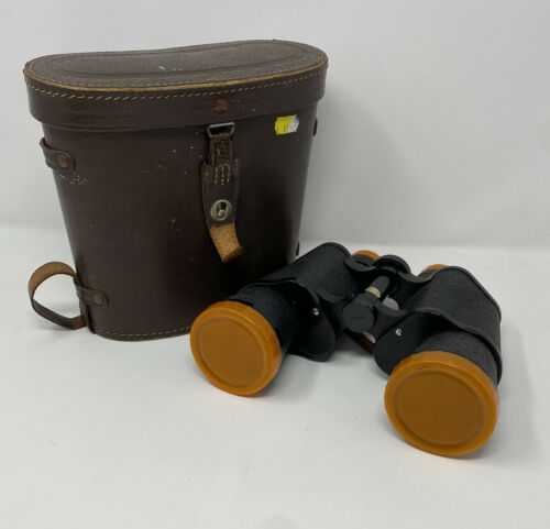 Binoculars Plymothian 7 x 50 Triple Tested Coated Optics No 15833 with case