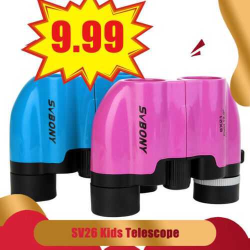 Binoculars 8x21mm ABS Kid's Binoculars Kid's birthday xmas Gift Eye protection