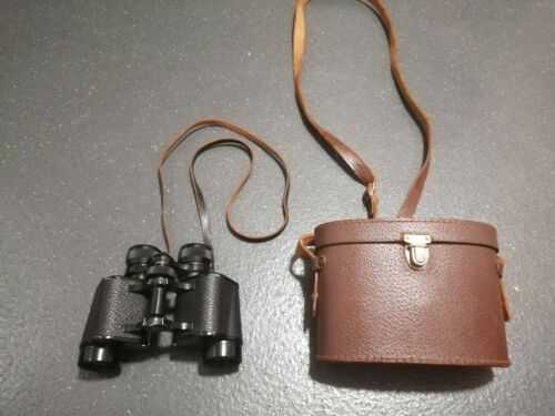 Used vintage Wray binoculars With Leather Case