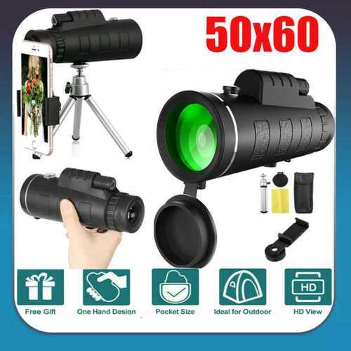 Professional HD 50X60 Military Army Optics Zoom Monocular Day/Night Telescope UK