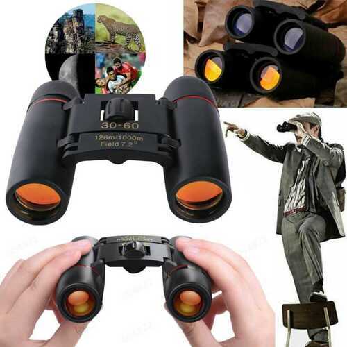 Day/Night HD Hunting Binoculars 30x60 5-3000M Waterproof Telescopes Coordinates