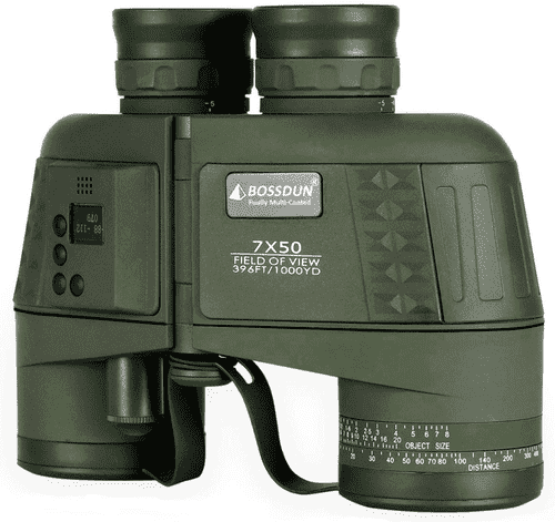 Marine Binoculars with Digital Electronic Compass Rangefinder 7X50 IPX7 100% Wat