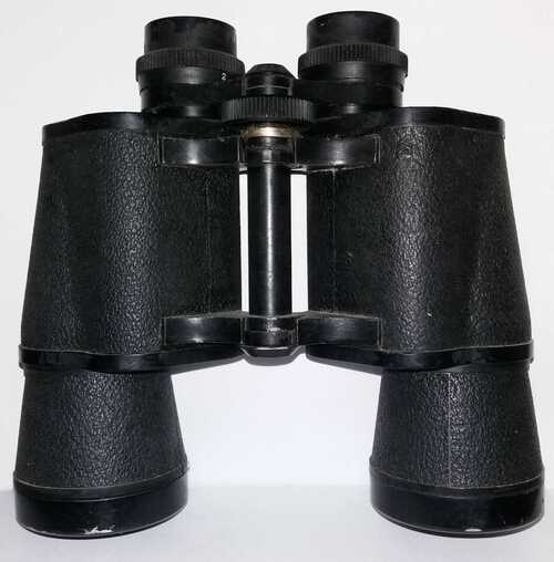 Binoculars Carl Veitch 10 x 50 Coated optics Black Vintage Collectable,