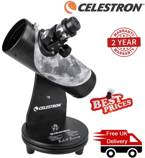 Celestron FirstScope 76mm f/4 Signature Series Moon Alt-Az Reflector 22016