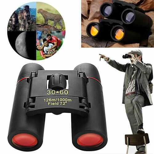 Binoculars Night Vision Telescope 30 x 60 Zoom Mini Compact Foldable Glasses UK