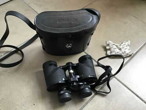 Vintage Canon Binoculars in Case 8x30 7.5