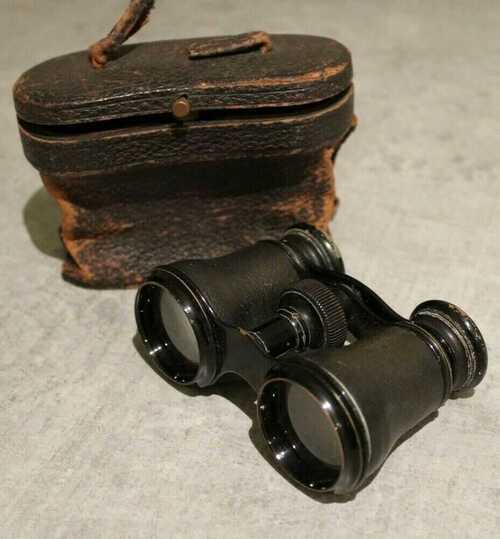 Vintage/Antique Binoculars/Opera Glasses In Original Case